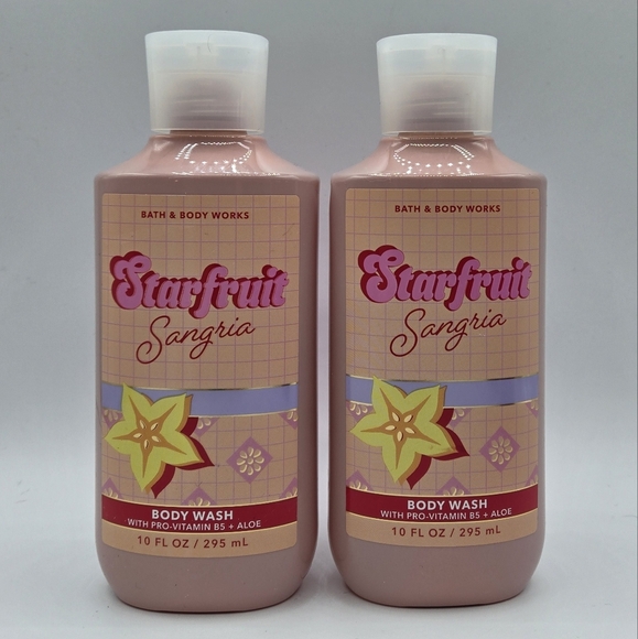Bath and Body Works Starfruit Sangria Body Wash Bundle Set - Picture 1 of 3